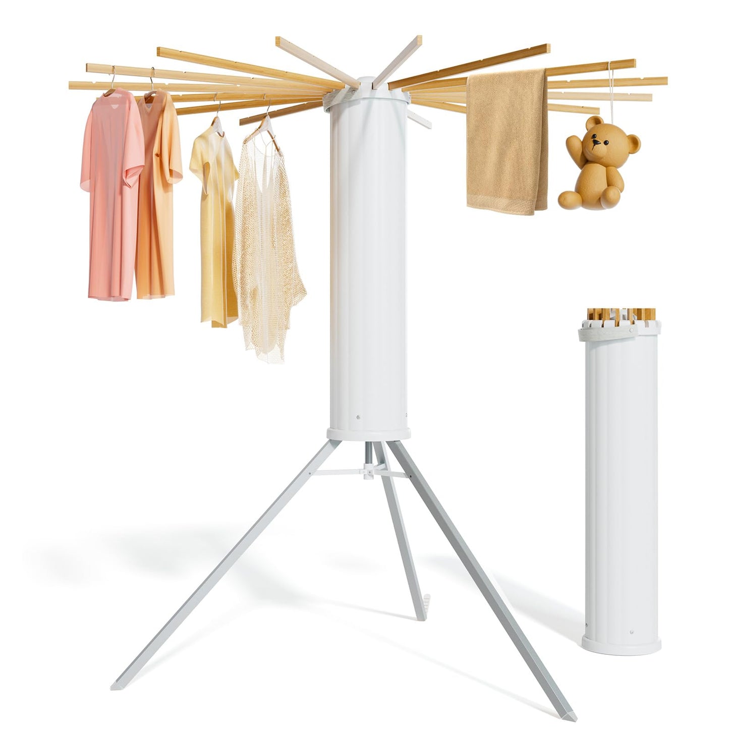 360° Rotating Clothes Drying Rack