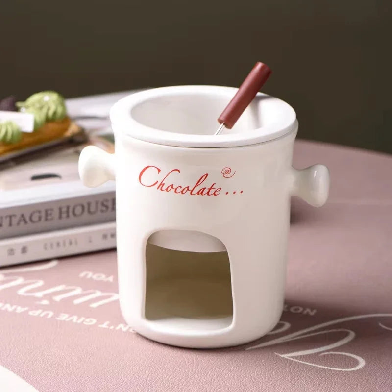 Chocolate Fondue Mug Set 🍫❤️