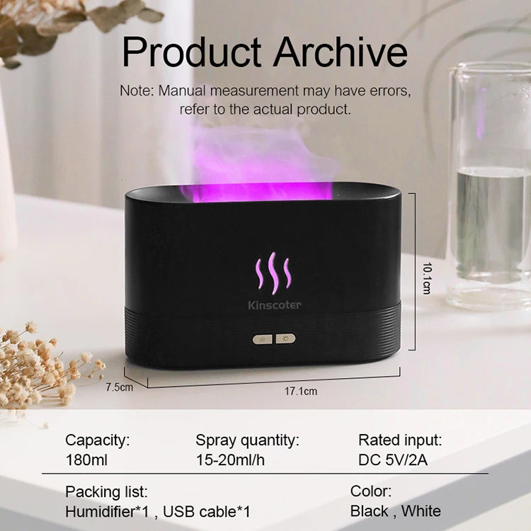 FlameMist™ Luxury Aroma Diffuser