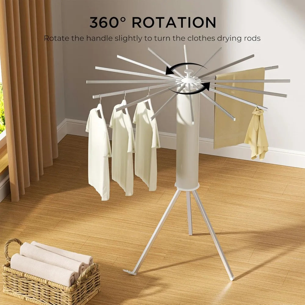 360° Rotating Clothes Drying Rack