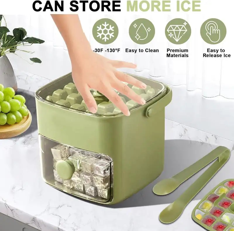 One-Click Ice Cube Dispenser