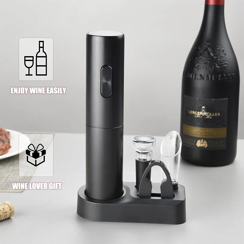 Premium Electric Wine Opener Gift Set