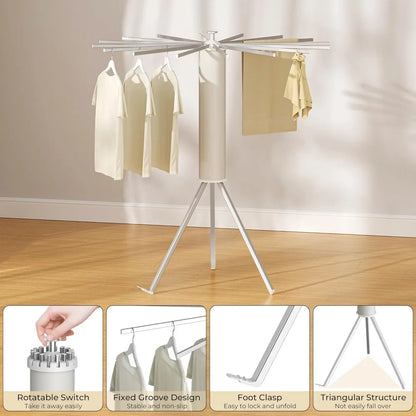360° Rotating Clothes Drying Rack