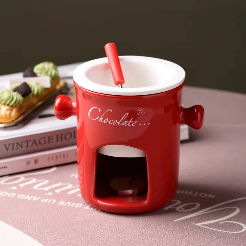 Chocolate Fondue Mug Set 🍫❤️