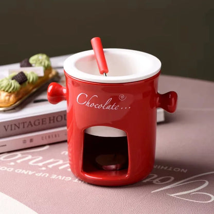 Chocolate Fondue Mug Set 🍫❤️