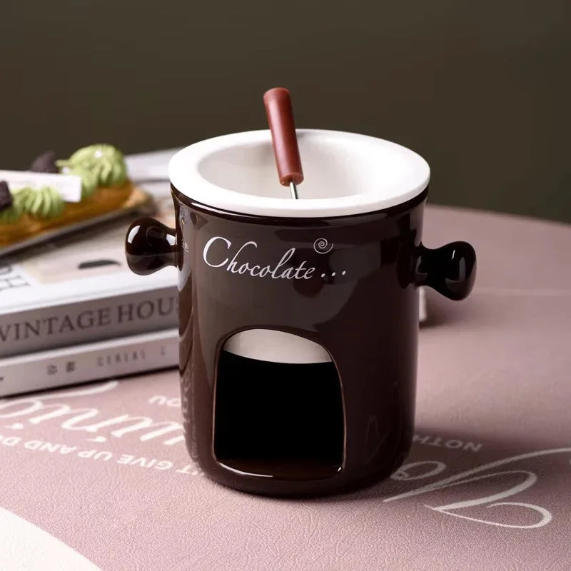 Chocolate Fondue Mug Set 🍫❤️