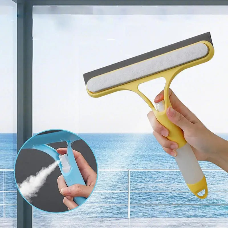 3-in-1 Spray Glass Cleaning Tool – Clean Smarter, Shine Brighter