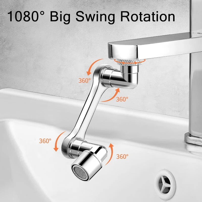1080° Rotatable Extension Faucet Sprayer Head Water Tap Nozzle