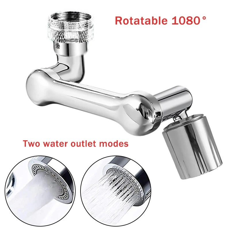 1080° Rotatable Extension Faucet Sprayer Head Water Tap Nozzle