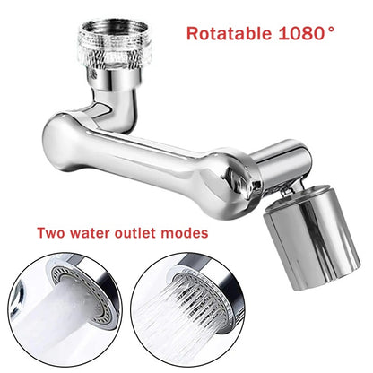 1080° Rotatable Extension Faucet Sprayer Head Water Tap Nozzle